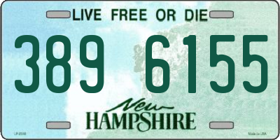 NH license plate 3896155