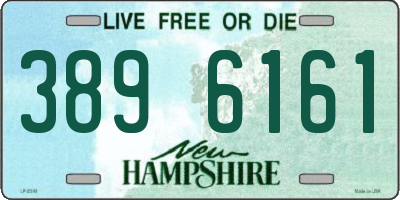 NH license plate 3896161