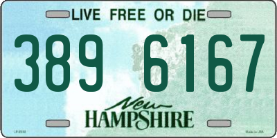 NH license plate 3896167