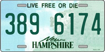 NH license plate 3896174