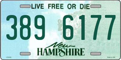NH license plate 3896177