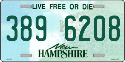 NH license plate 3896208