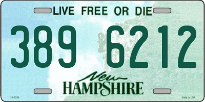 NH license plate 3896212