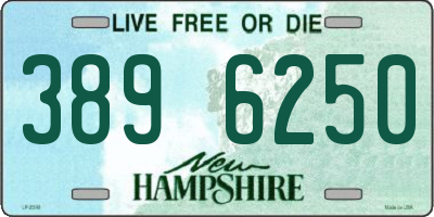 NH license plate 3896250