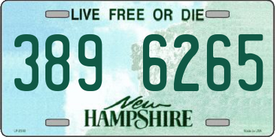 NH license plate 3896265
