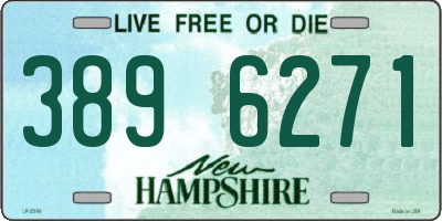 NH license plate 3896271