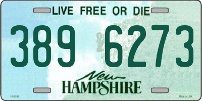 NH license plate 3896273