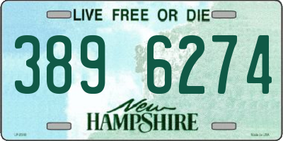 NH license plate 3896274