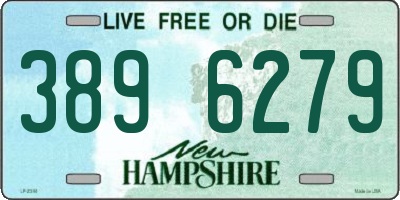 NH license plate 3896279