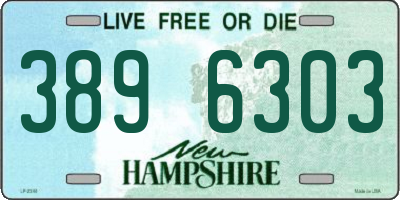 NH license plate 3896303