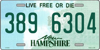 NH license plate 3896304
