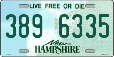 NH license plate 3896335