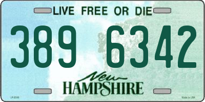 NH license plate 3896342