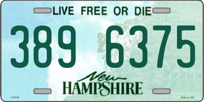 NH license plate 3896375