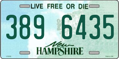 NH license plate 3896435