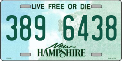 NH license plate 3896438