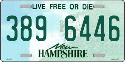 NH license plate 3896446
