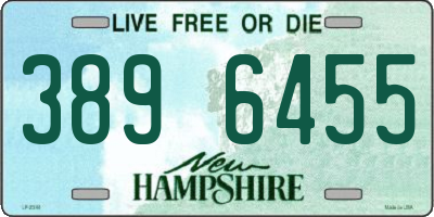 NH license plate 3896455