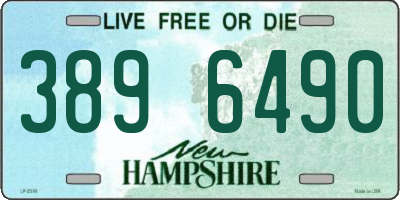 NH license plate 3896490
