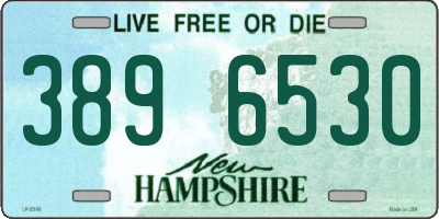 NH license plate 3896530