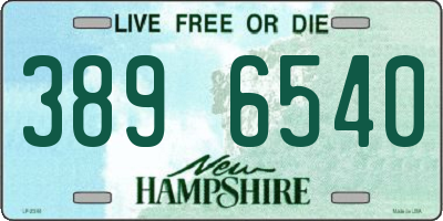 NH license plate 3896540