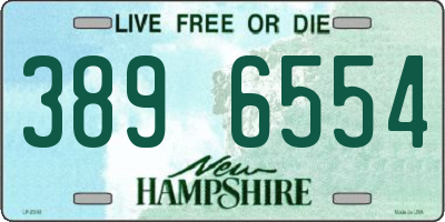 NH license plate 3896554
