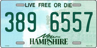 NH license plate 3896557