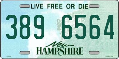 NH license plate 3896564