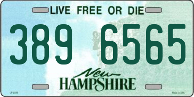 NH license plate 3896565
