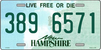 NH license plate 3896571