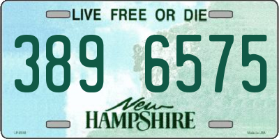 NH license plate 3896575