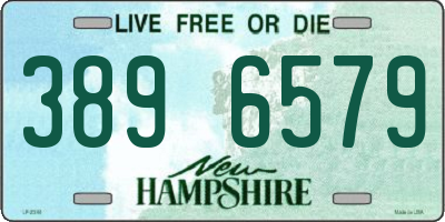 NH license plate 3896579