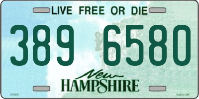 NH license plate 3896580