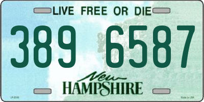 NH license plate 3896587