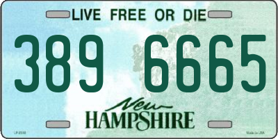 NH license plate 3896665