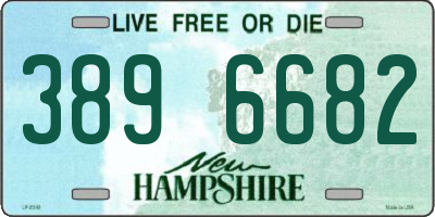 NH license plate 3896682