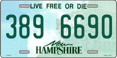 NH license plate 3896690