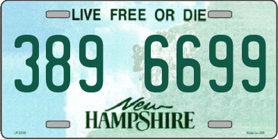 NH license plate 3896699