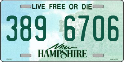 NH license plate 3896706