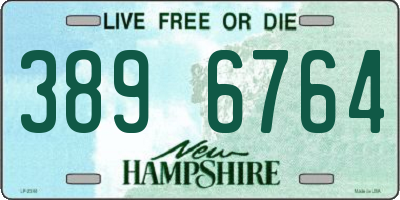 NH license plate 3896764