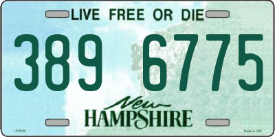NH license plate 3896775