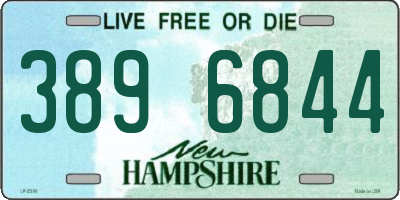 NH license plate 3896844