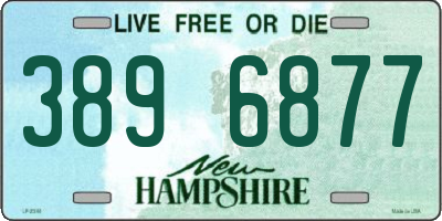 NH license plate 3896877