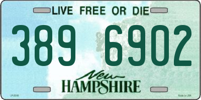 NH license plate 3896902