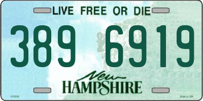NH license plate 3896919