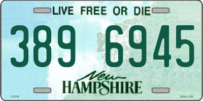 NH license plate 3896945