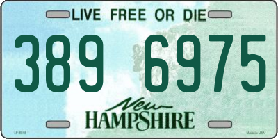 NH license plate 3896975
