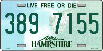 NH license plate 3897155
