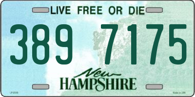 NH license plate 3897175