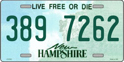 NH license plate 3897262